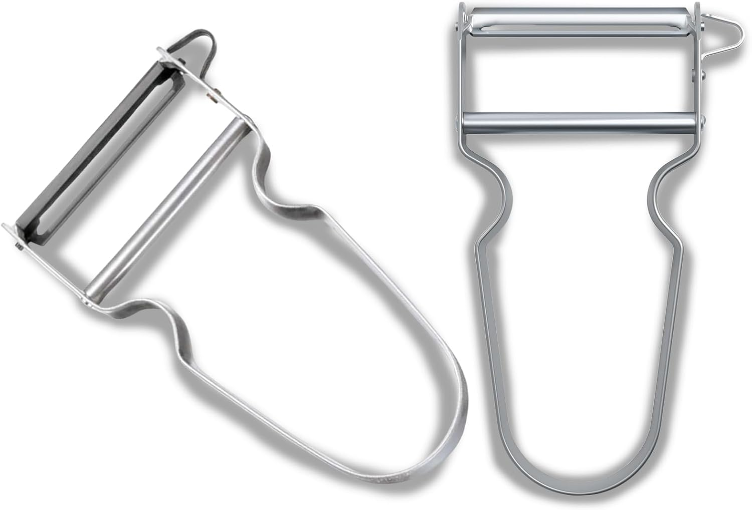 Treayes 12Cm Peeler - Stainless Steel Blade Peeler for Apple, Potato and Vegetable image number 1