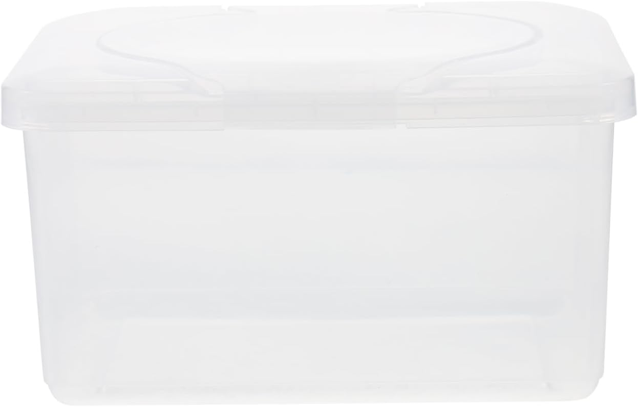 BESTOYARD Wipe Dispenser Refillable, Tissue Container with Lid, Travel Wipes Holder for Easy Access, Home Nursery Portable Use image number 6