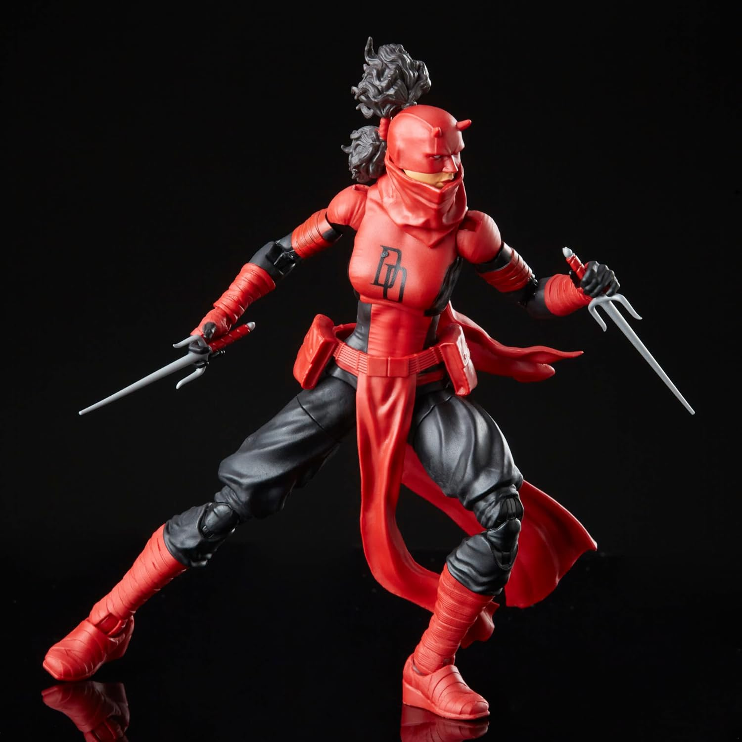 Marvel Hasbro Legends Series Elektra Natchios Daredevil, Collectible 6 Inch Action Figures, 2 Accessories image number 1