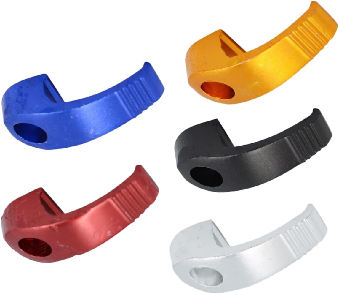 Cabilock 10Pcs Refit Parts Hook Single-Hole Aluminium Alloy Helmet Hook for Motorcycle Electric Scooter Storage Bag image number 4