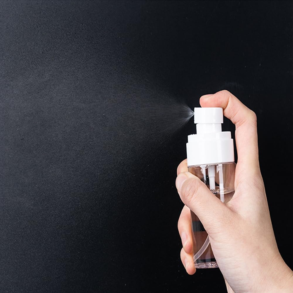 Refillable Travel Spray Bottles, Set of 3, 120Ml Leak-Proof Cosmetic Fine Mist Sprayers for Hair and Face, Portable Containers image number 3