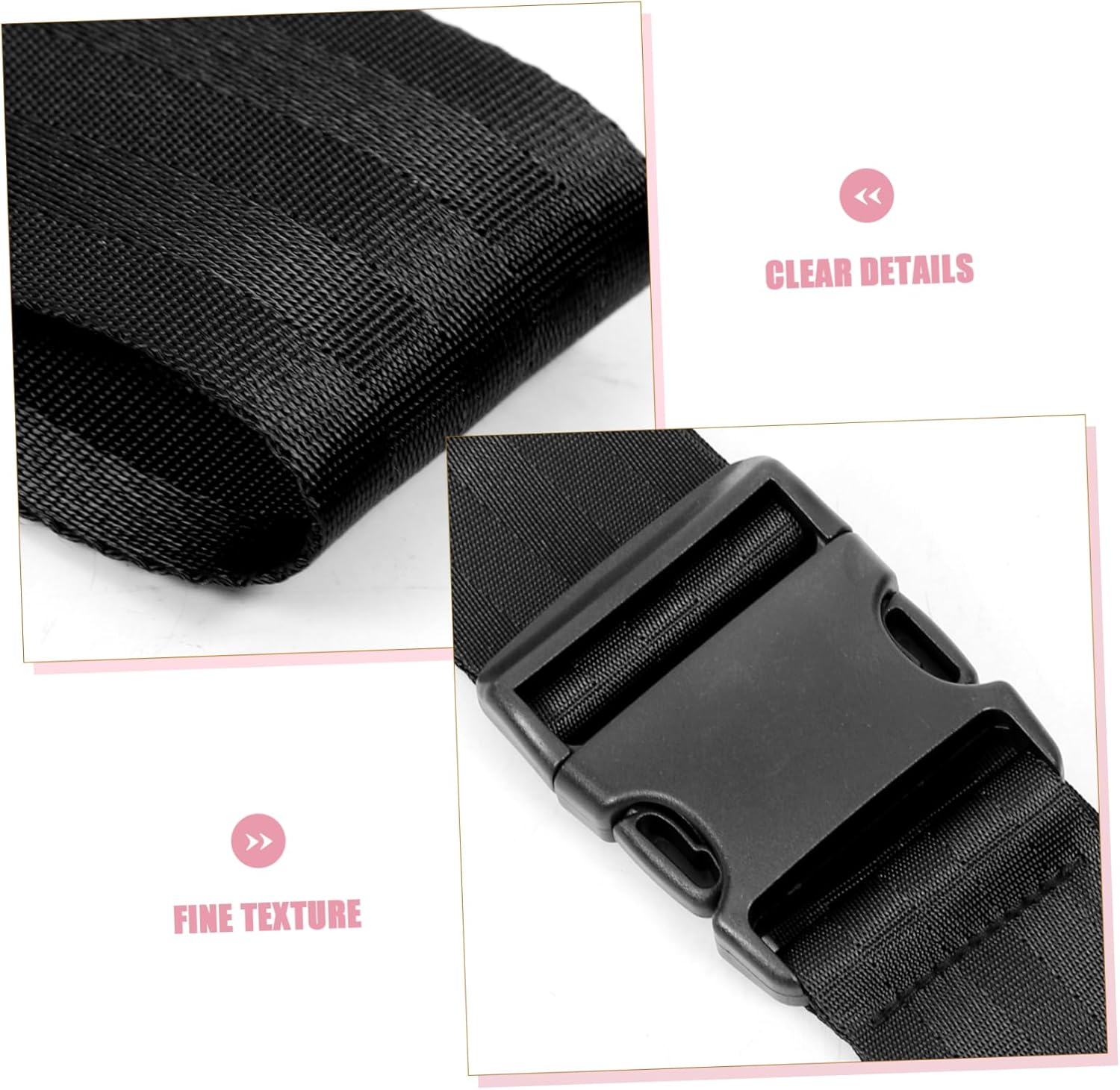 Yardenfun Ergonomic Suitcase Straps Luggage Bands for Suitcases Case Straps with Safety image number 3