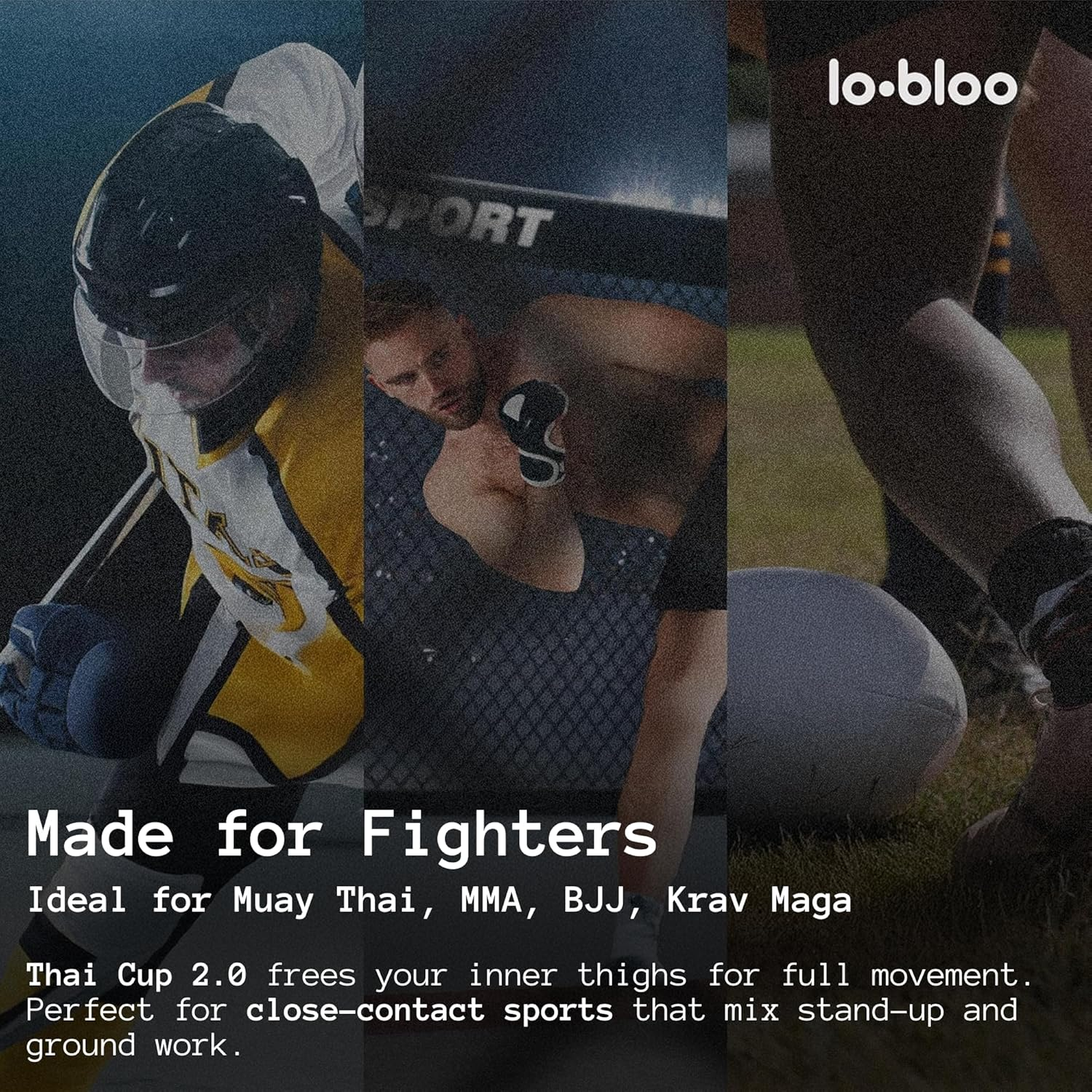 Lobloo Thai Cup 2.0 &ndash; Professional Athletic Cup for MMA, Muay Thai & Contact Sports | Engineered Performance Protection | Slim Lock Fit, Lightweight Freedom | Made in Sweden image number 3