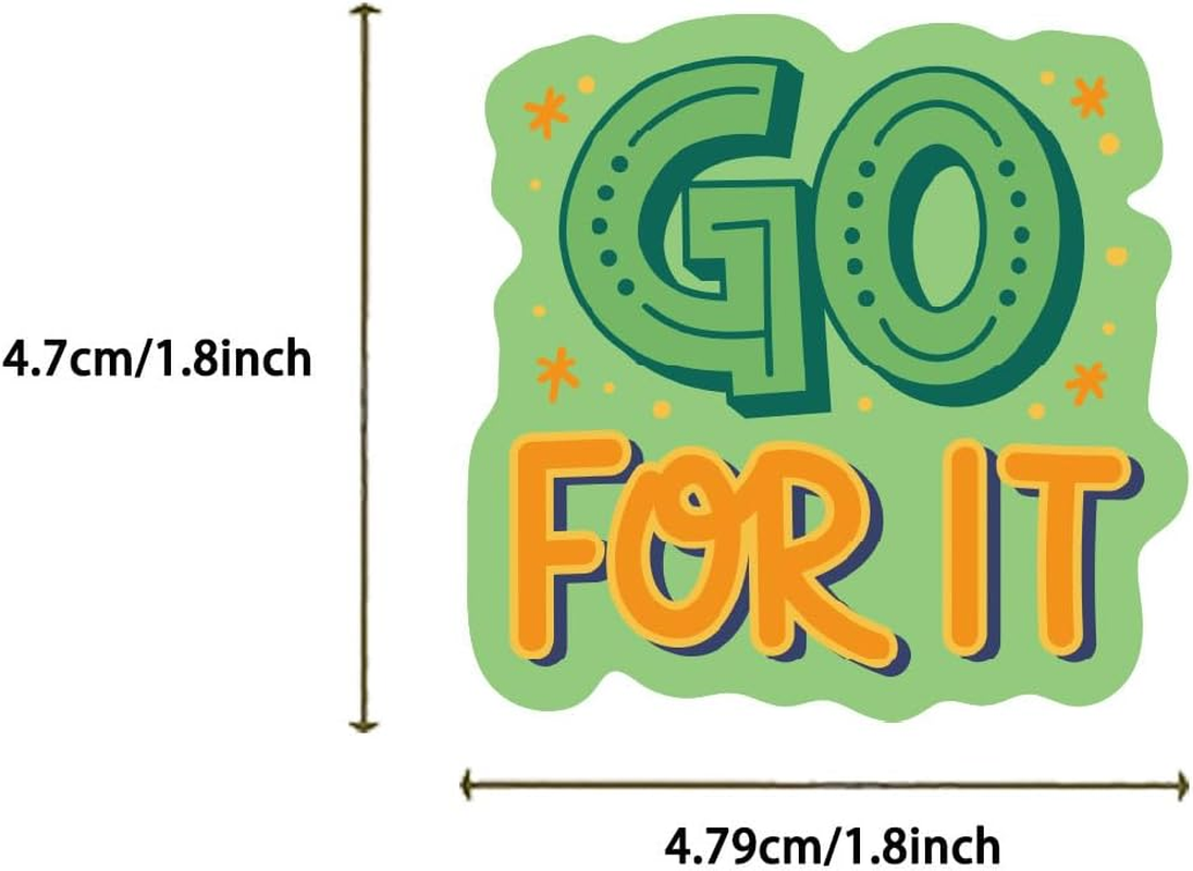 100 Unique Motivational Stickers for Adults Teens - Waterproof Inspirational Affirmation Vinyl Decals for Water Bottles, Laptop, Vision Board image number 2