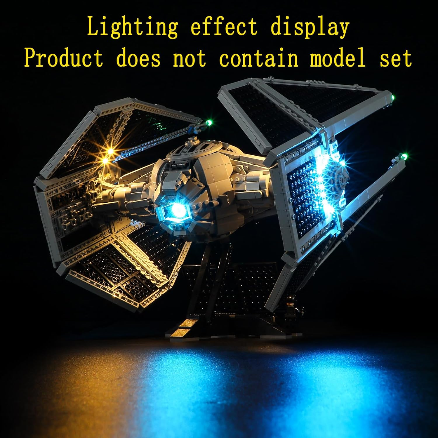 GEAMENT LED Light Set Compatible with  Tie Interceptor 75382 (Model Set Not Included) image number 6