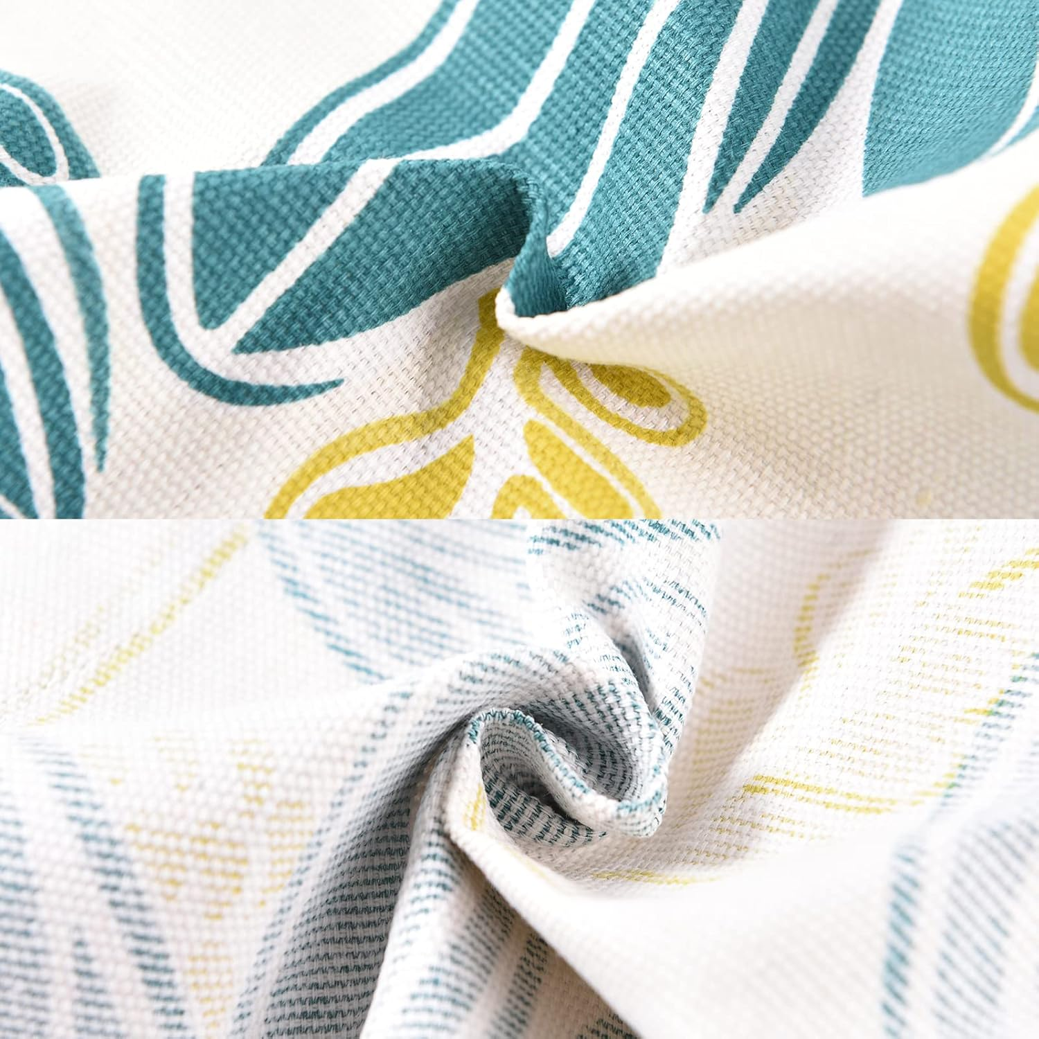 2 Pack Floral Apron for Women with Pockets, Adjustable Cotton Chef Aprons for Kitchen, Cooking, BBQ & Grill image number 4