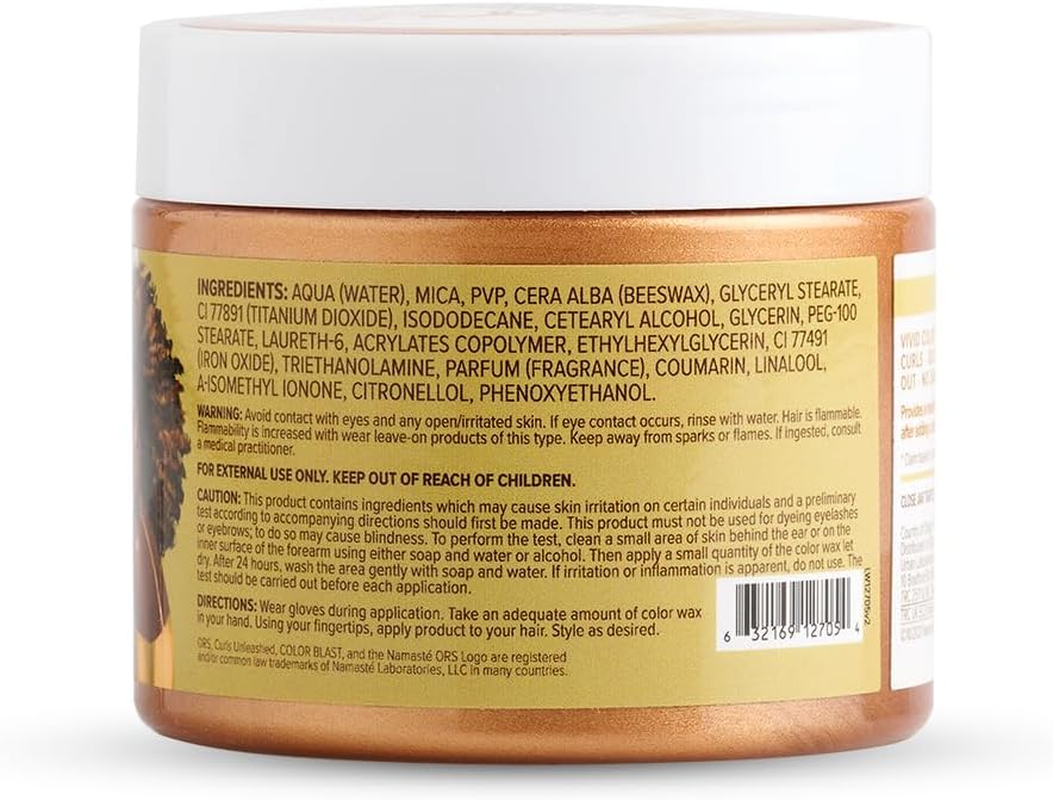 (Golden Bars) - Colour Blast Temporary Hair Makeup Wax - Golden Bars image number 2