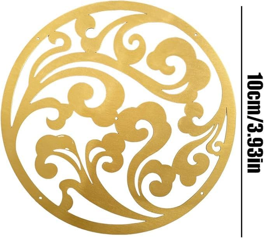 Ksngtixe 1 Pcs Pure Copper Bird Bath Disc &ndash; Safe Cleaning Disk for Outdoor Pond, Balcony & Garden, Winter-Ready Pet Supplies, Decorative Family & Friends image number 1