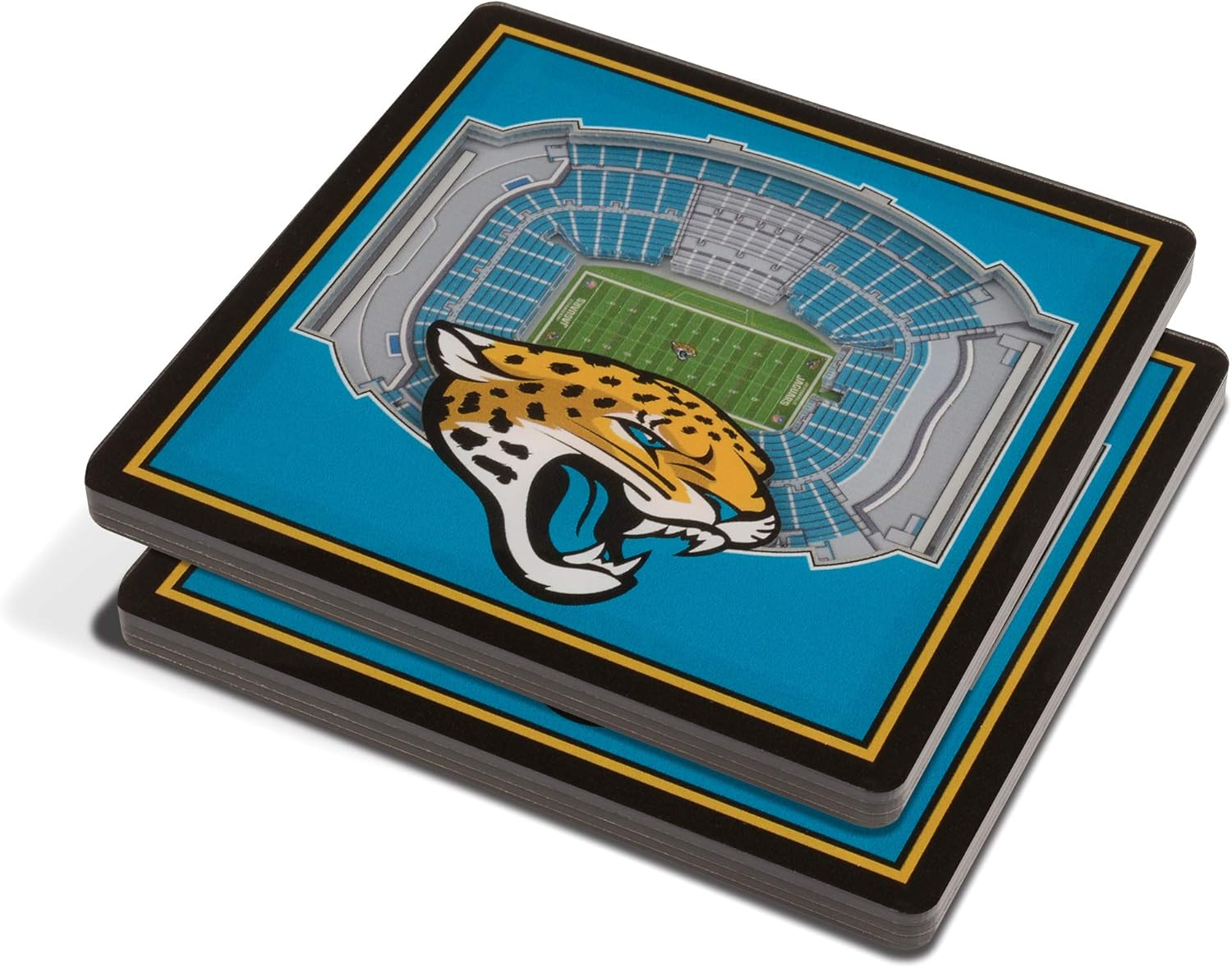 Youthefan NFL 3D Team Stadiumviews 4X4 Coasters - Set of 2 image number 5