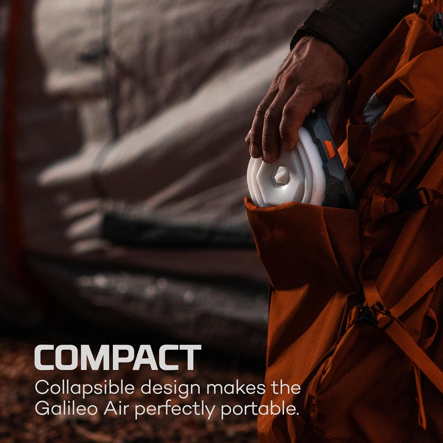 NEBO Galileo 500 Air Collapsible Lantern, 6 Light Modes, Durable, Powerful Lantern with Hanging Hook for Camping and Outdoor Use image number 2