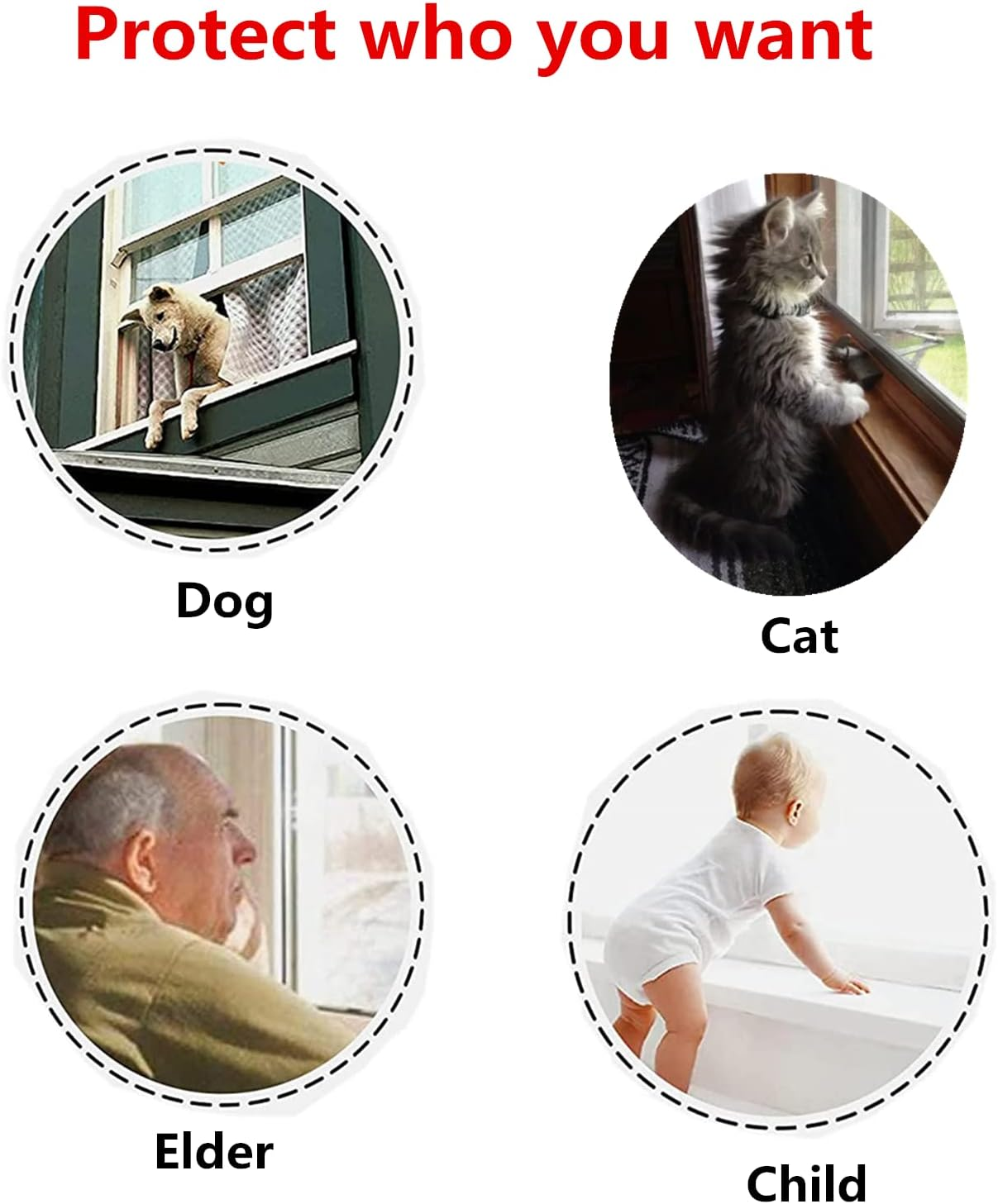 Sliding Window Locks Aluminum Alloy Door Frame Security Lock with Keys Protection Home and Office Anti-Theft (Small)