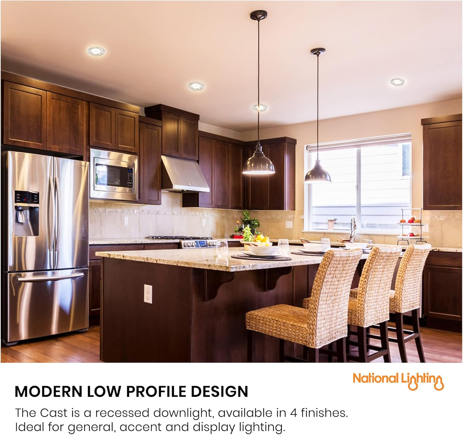 CAST Recessed Spotlight Ceiling Lighting Downlight Mains 240V GU10 Fitting for Halogen or LED Lights Lamps Bulbs Satin Nickel Finish Adjustable Tilt Version for Living Room Bedroom Kitchen IP20 Rated - Gloss White (Tilt Version) image number 6