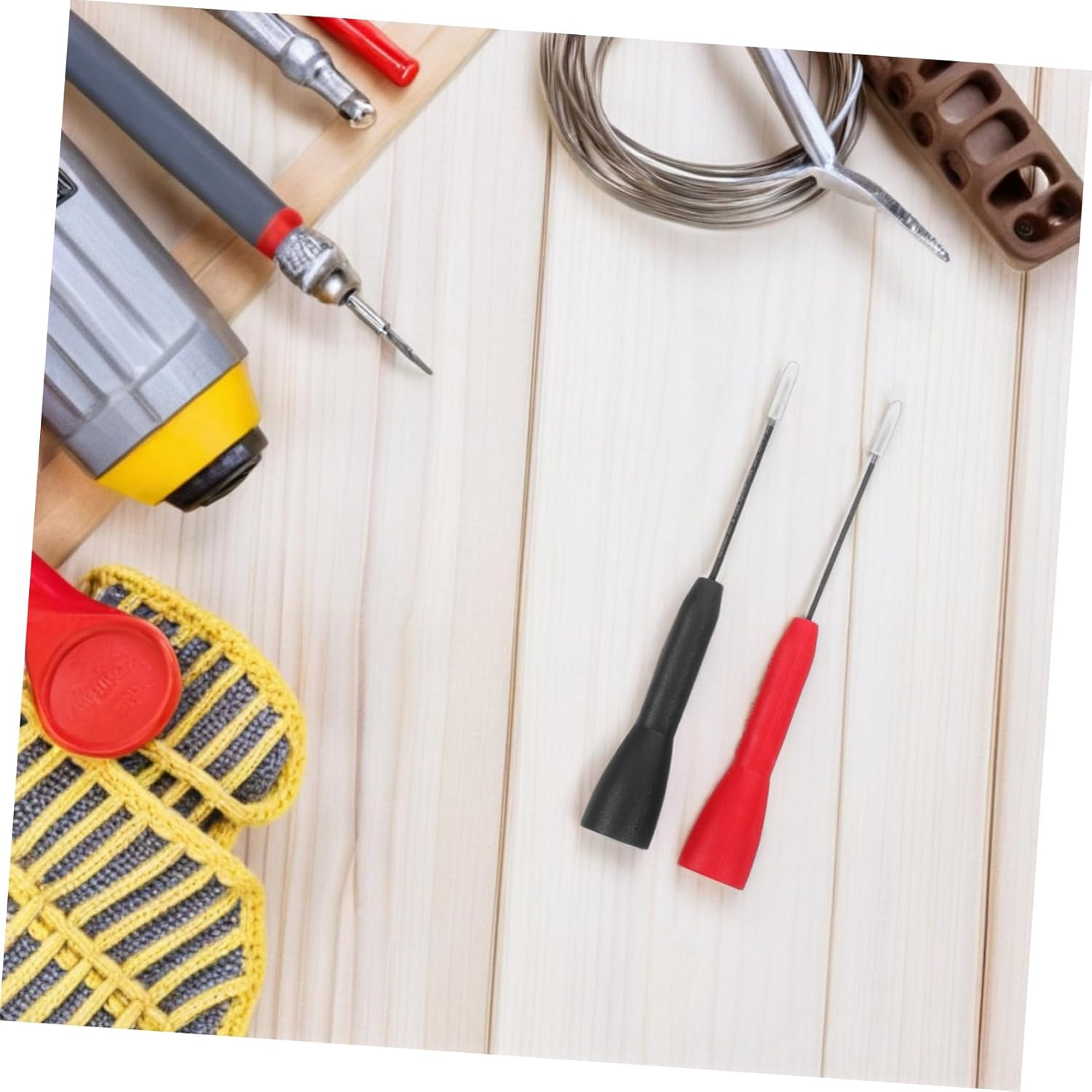 HIAKDOFT Automotive Back Probes for Light Wire Thin Digital Multimeter Probes Voltage Display Puncture Test for Home Wiring image number 4