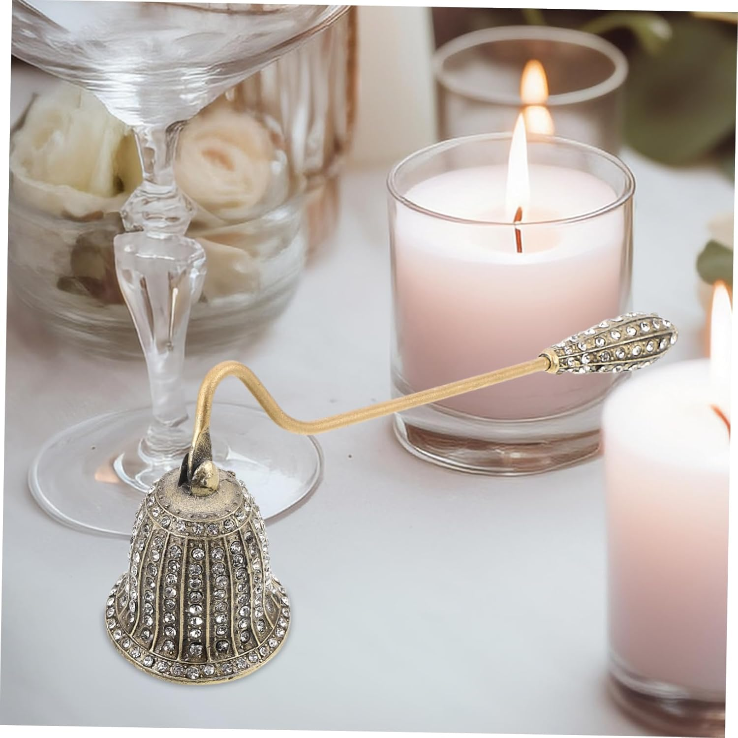 Retro Candle Snuffer Tool Handheld Wick Extinguisher for Decorative Candles Fire Extinguisher Accessory image number 2