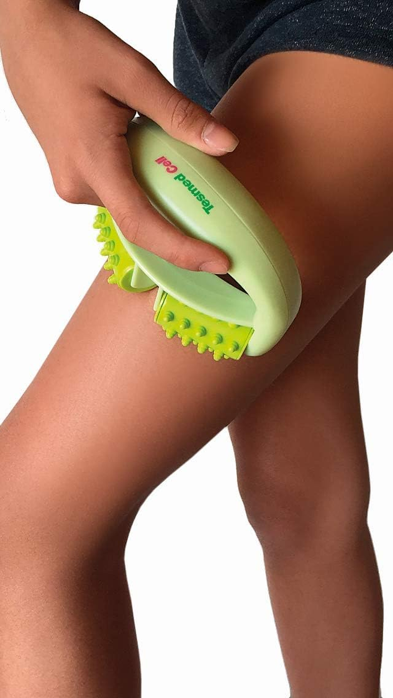 TESMED Cell anti Cellulite Massage Roller with Handle - Green image number 4