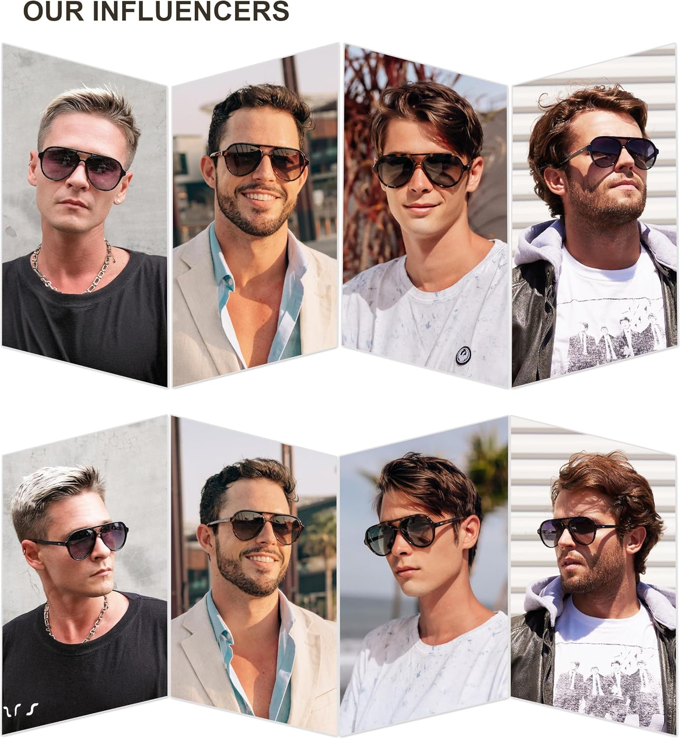 SOJOS Retro Polarized Aviator Sunglasses Womens Mens Classic Double Bridge Sun Glasses SJ2201 image number 5