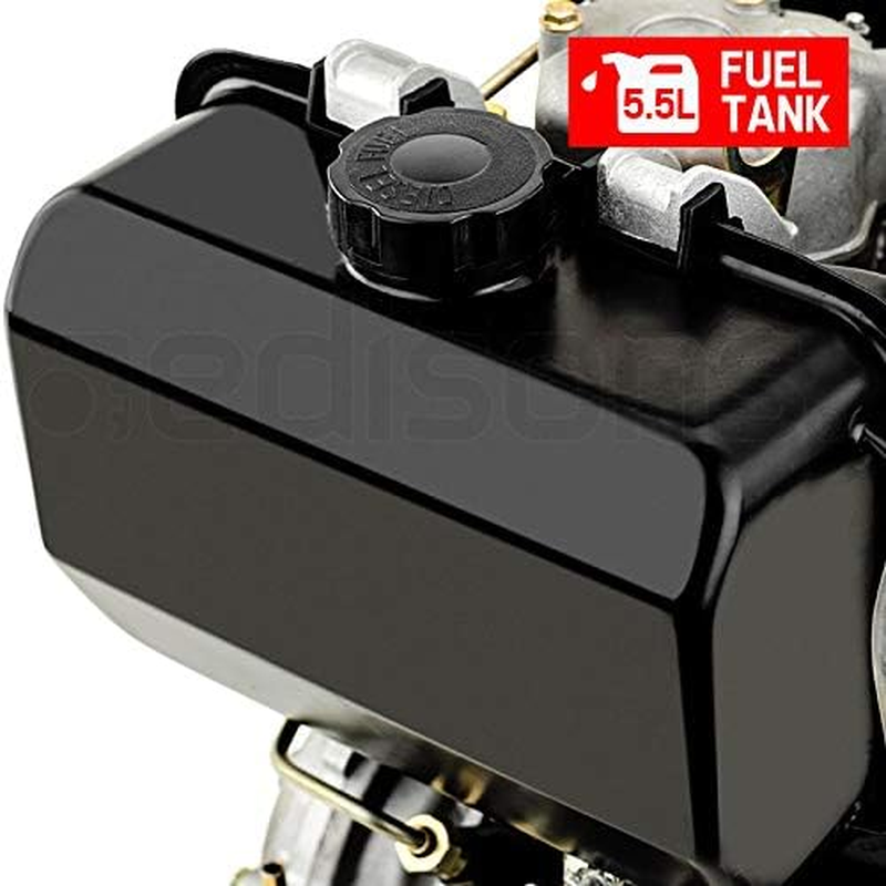 BAUMR-AG 10HP Diesel Stationary Engine Electric Start OHV Replacement Motor 460Cc Displacement 4-Stroke Stationary Engine, Low Oil Shutdown, RX460E image number 2