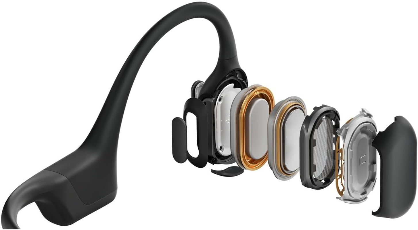 Shokz Openrun Pro Bone Conduction Open-Ear Sport Headphones, Black - Black image number 2