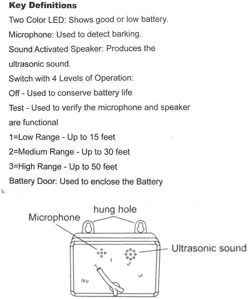 Outdoor anti Barking Device Ultrasonic Dog Stop Bark Control Sonic Silencer Tool image number 2