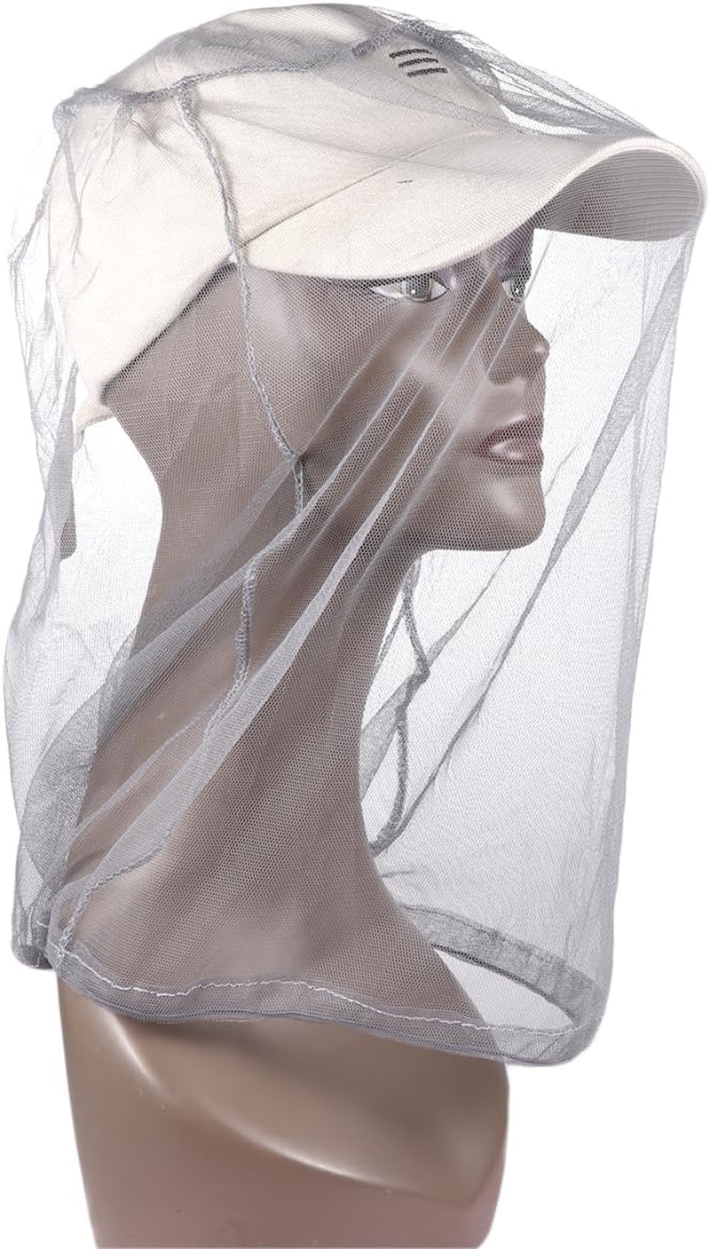 Clispeed Head Net Hat Mosquito Insect Hat Anti-Bee Head Face Protector Repellent Mesh Cap for Outdoor Fishman Camping anti Fly Insect (Blue) image number 1