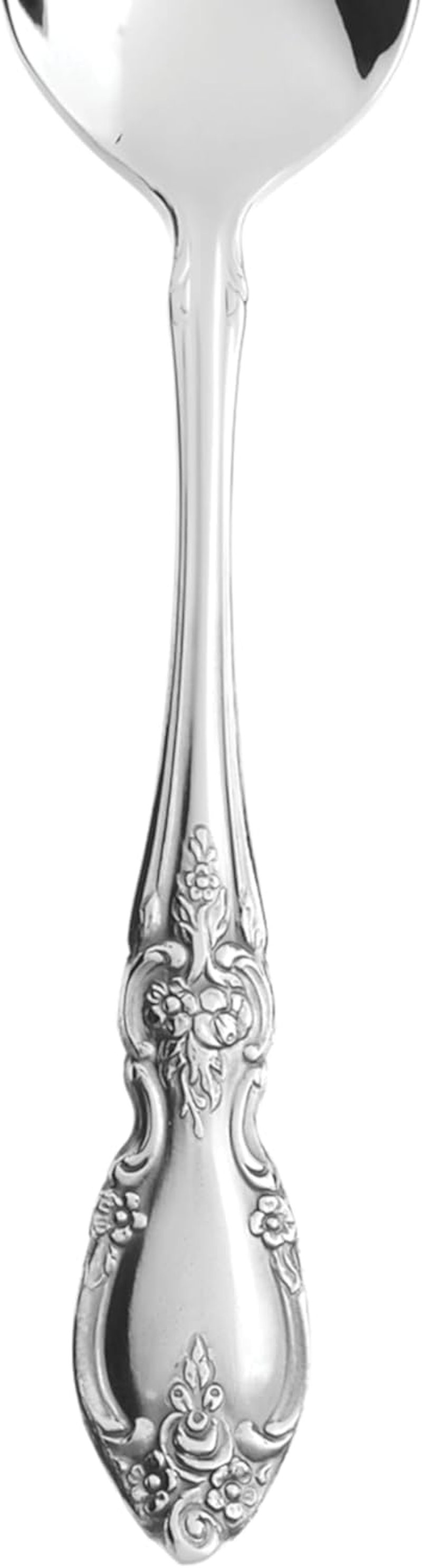 Oneida Louisiana 4-Piece Fine Teaspoons Set, 18/8 Stainless Steel Teaspoon Set, Service for 4, Dishwasher Safe, Small Spoons, Silverware, Mirror Finish, Utensils, Flatware, Tableware (Silver, 4 Piece) image number 6