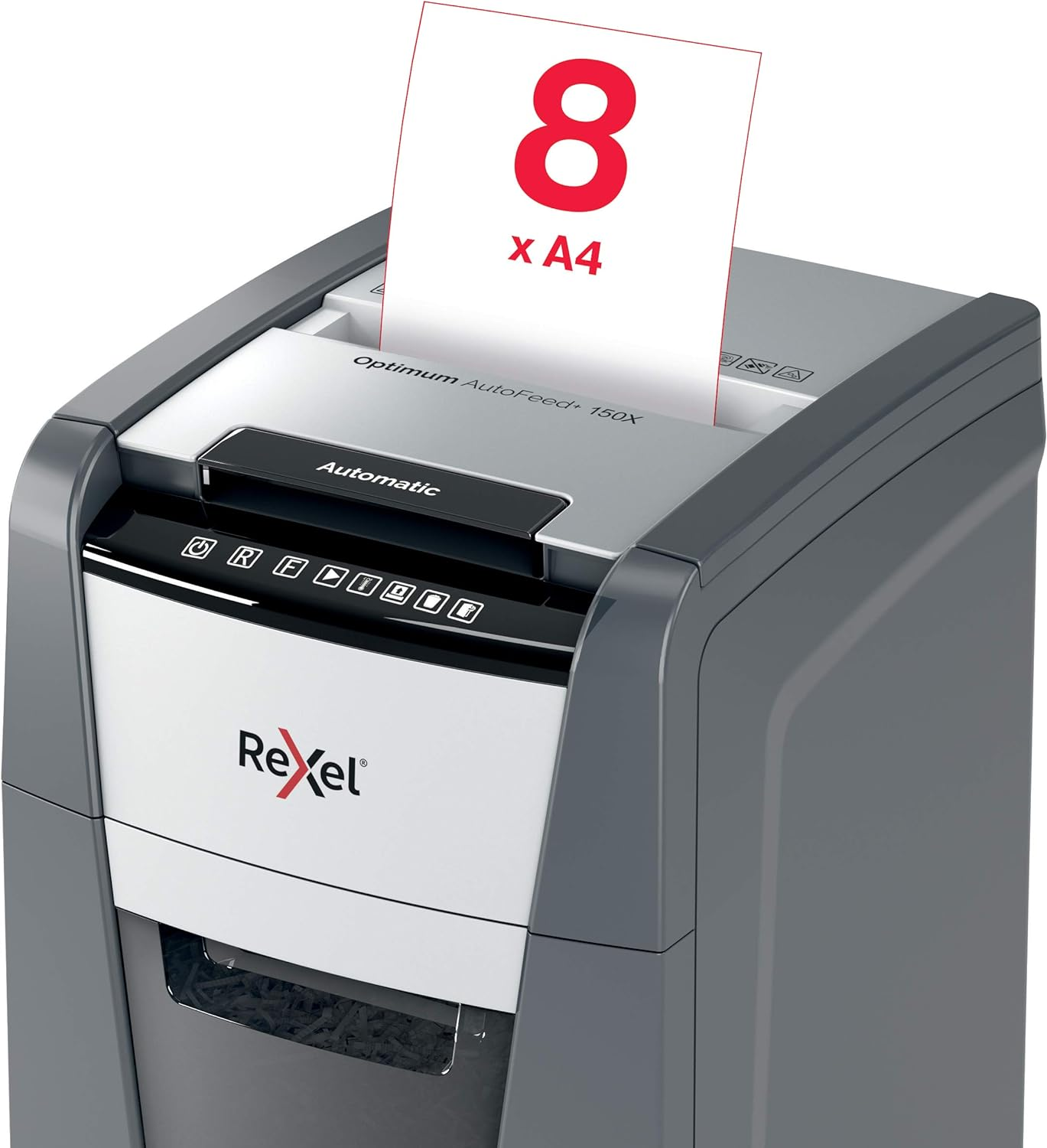Rexel Optimum Autofeed Shredder 150X Cross Cut image number 5