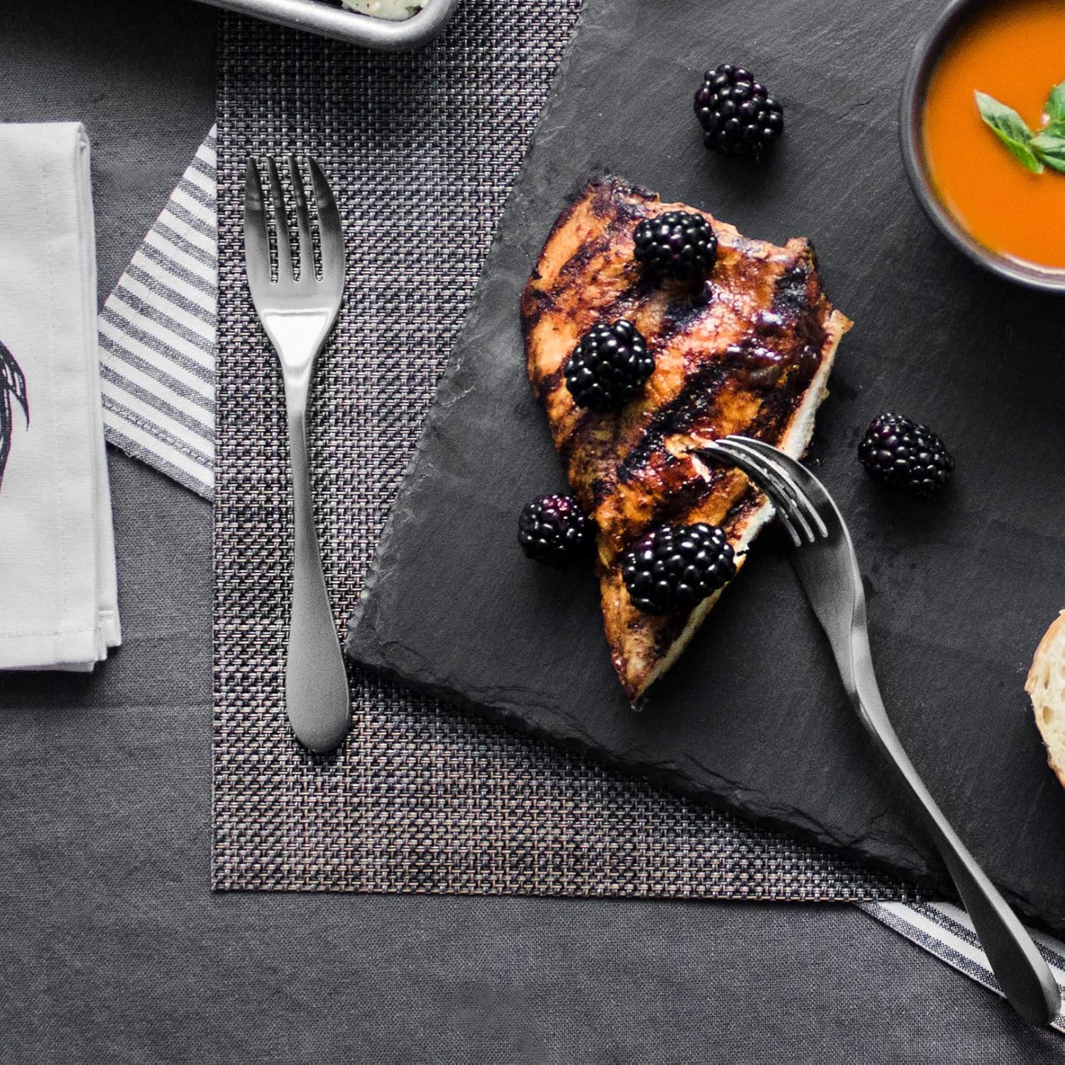 Knork Forged Original Salad Fork Open Stock, Matte image number 3