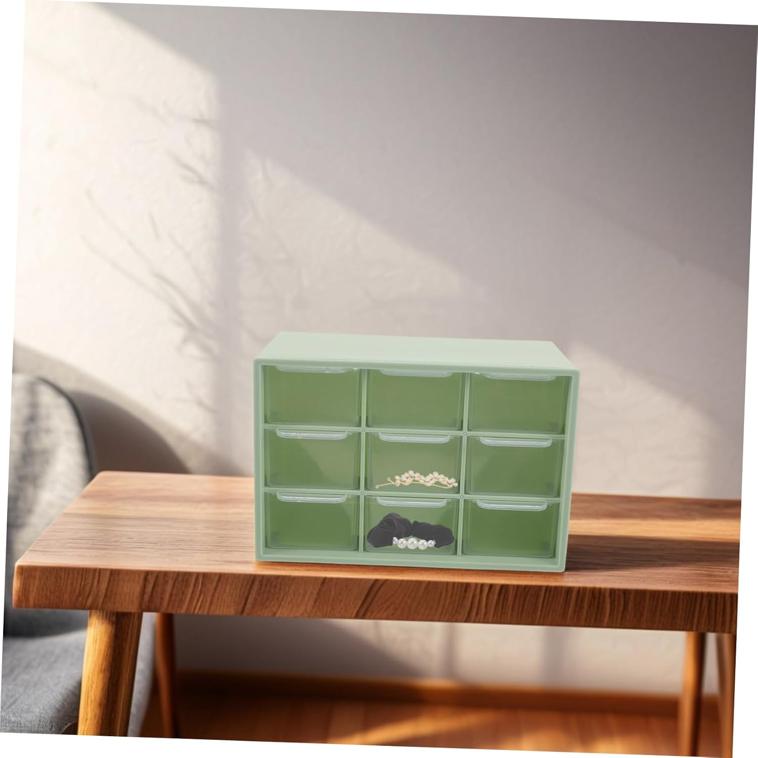 GANAZONO Plastic Storage Box Compartment Makeup Organizer for Teacher Toolbox Craft Supplies Office Desktop Rv Home image number 5