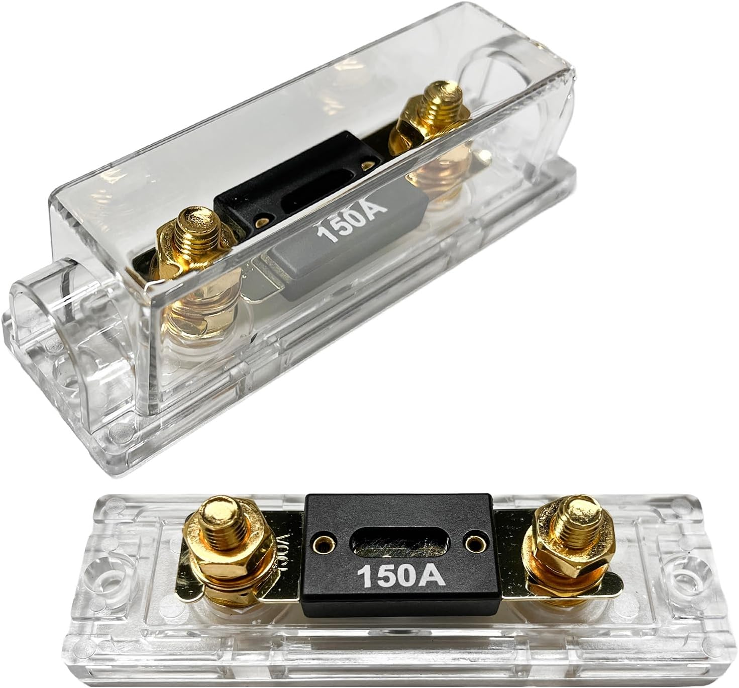 2 PCS ANL Fuse Holder with ANL Fuse, 0/2/4 Gauge AWG In-Line ANL Fuse Holder with 40 Amp Fuse, ANL Fuse & Fuse Holder Block for Alarm Audio Amplifier, Car Accessories (40A) image number 6