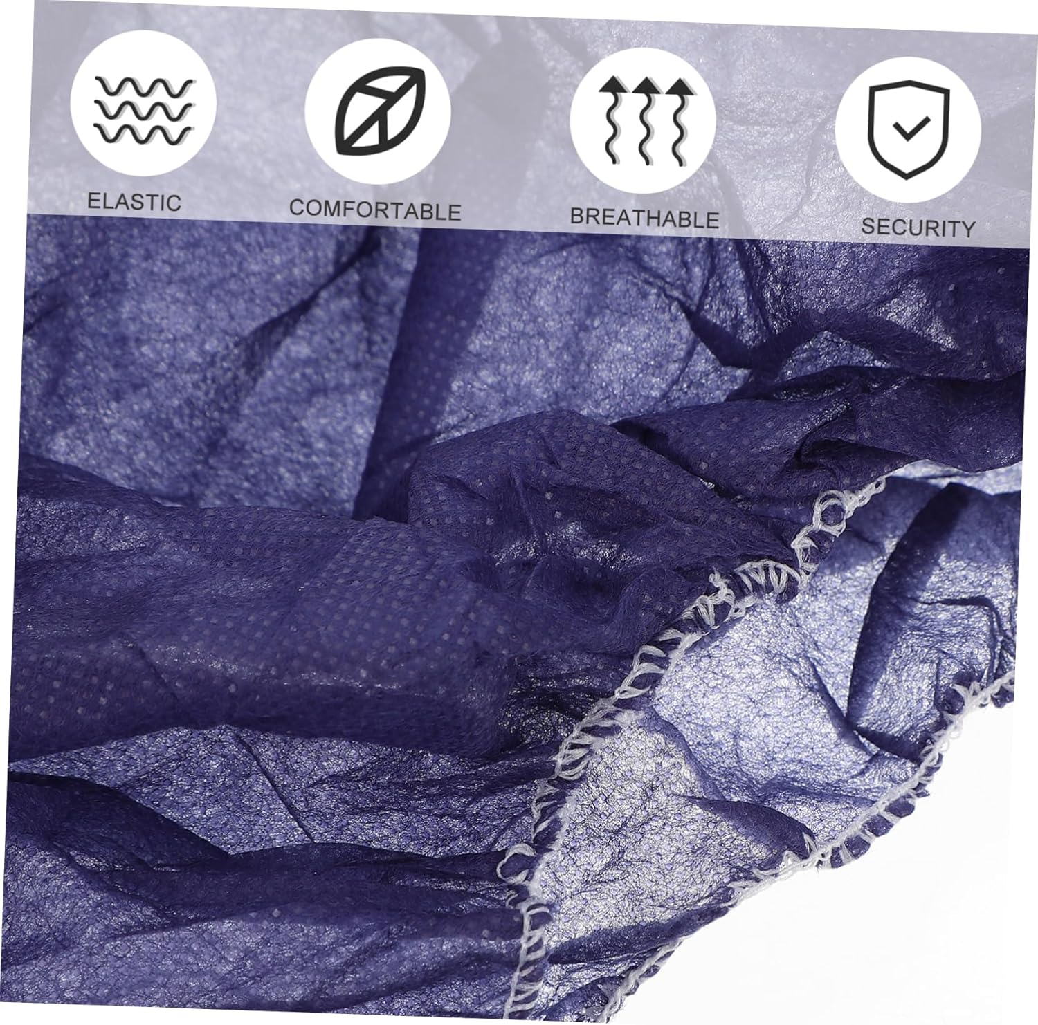 Sosoport 50Pcs Travel Essential Spa Briefs for Women Non Woven Single Use Underwear Spa Knickers Soft Elastic Dark Tone image number 3