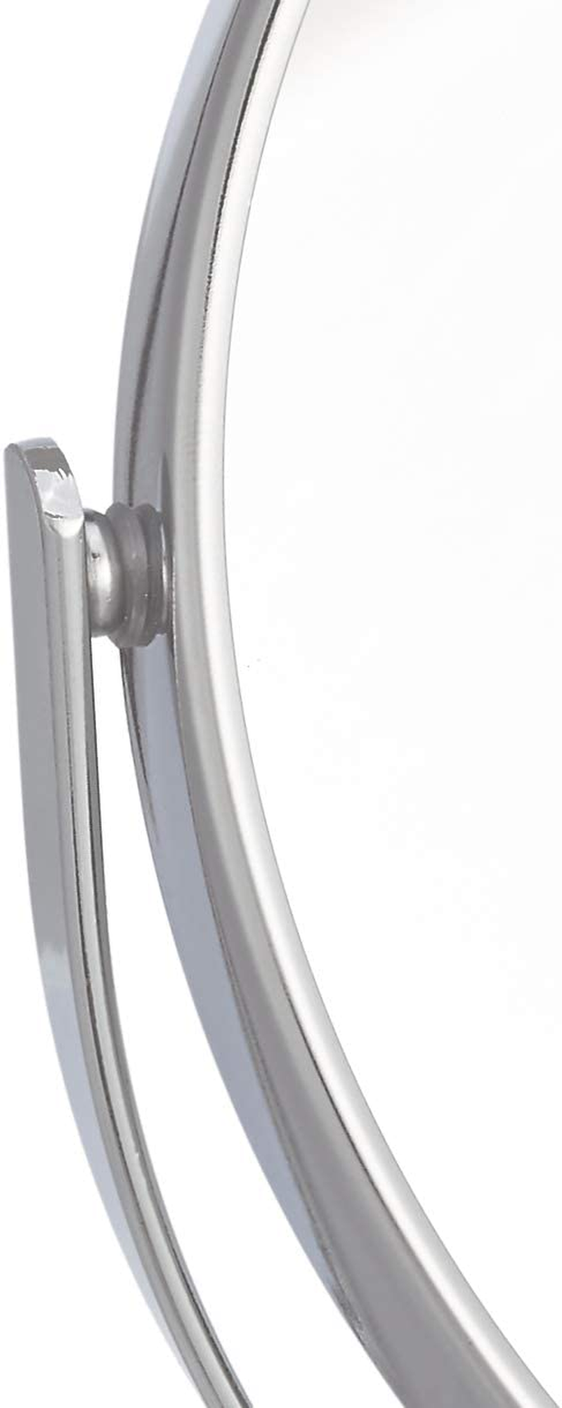 Amazon Basics Vanity Mirror with Dual Trays - 1X/5X Magnification, Chrome image number 4