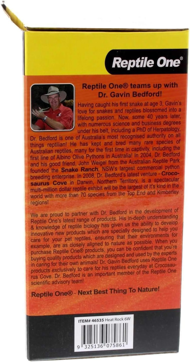 Reptile One Heat Rock 6 Watt Assist Reptiles in Maintaining Body Temperature.