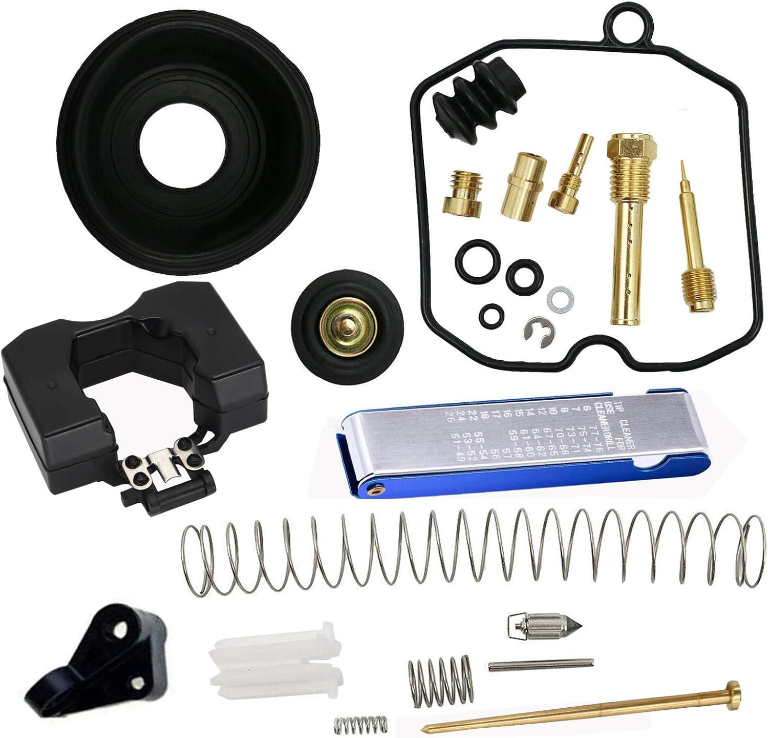 27421-99A Rebuild Kit - Carburetor Rebuild Kit Compatible with Harley Davidson Sportster XL 883 CV40 27421-99C 27490-04 40Mm Carb Repair Kit image number 2