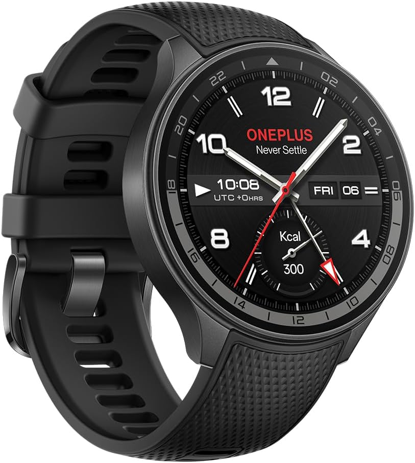 Oneplus Watch 2R with Wear OS 4 by Google,Snapdragon W5 Chipset,Upto 100Hrs Battery Life,1.43&rsquo;&rsquo; AMOLED Display,100+ Sports Mode,Dual Frequency GPS,5 ATM,IP68 & BT Calling [Gunmetal Gray] - Gunmetal Gray, With Offer image number 2