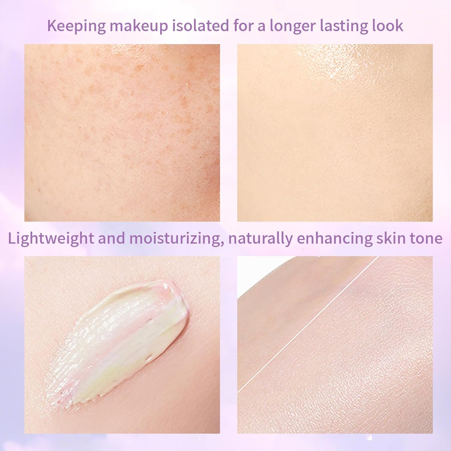 3 in 1Primer for Face before Makeup, Isolation Cream, Long Lasting Foundation Primer, Oil Control​​ Waterproof & Sweat-Proof​​, Suitable for All Skin Types