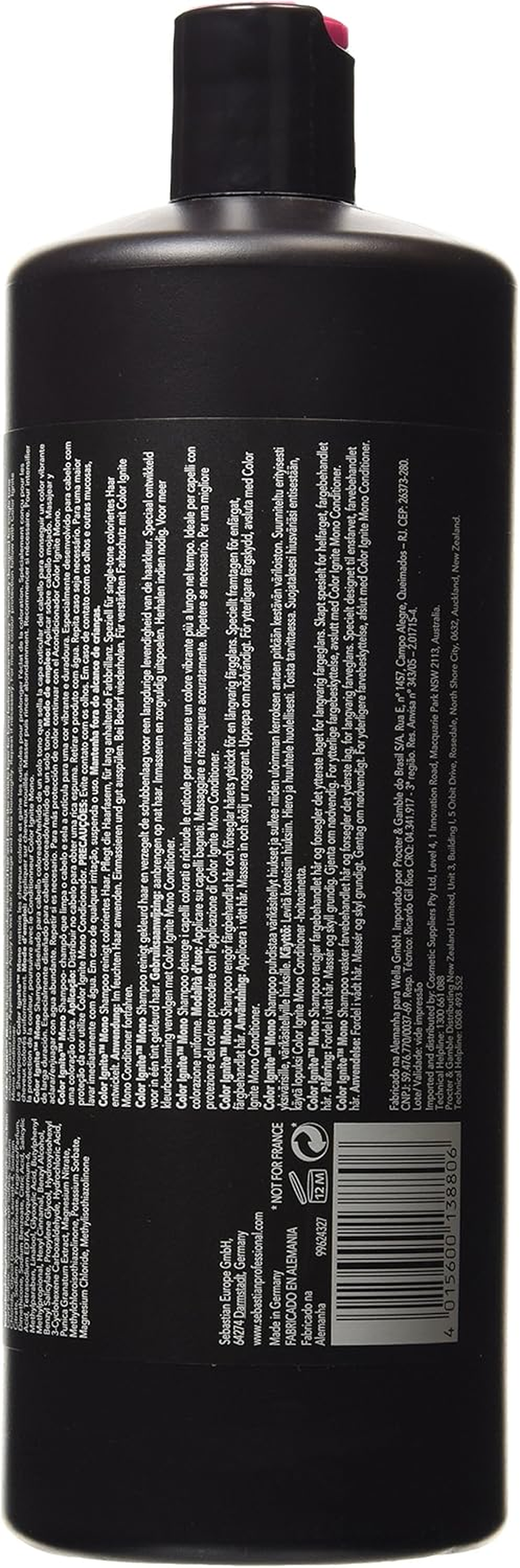 Sebastian Color Ignite Mono Color Protection Shampoo (For Single Tone Hair) 1000Ml/33.8Oz image number 2