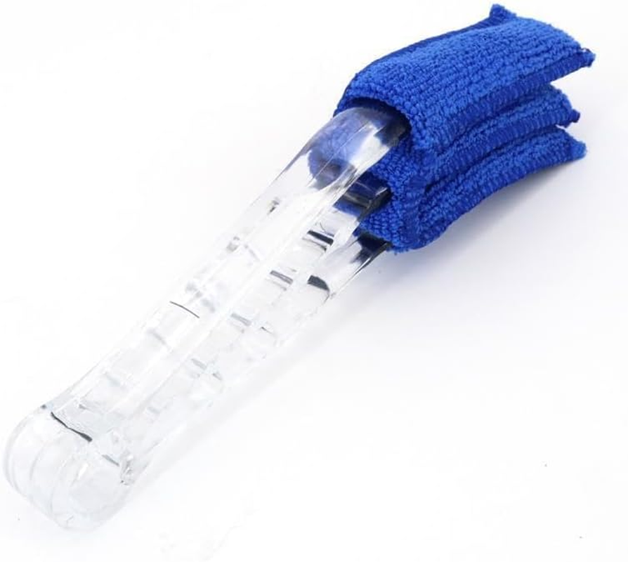 Leona Co Window Blind Cleaner Duster Tool, with Washable Microfiber Sleeves, Shutter Cleaner Brush,Air Conditioner Keyboard Fan Duster Dirt Housekeeping Cleaner image number 1