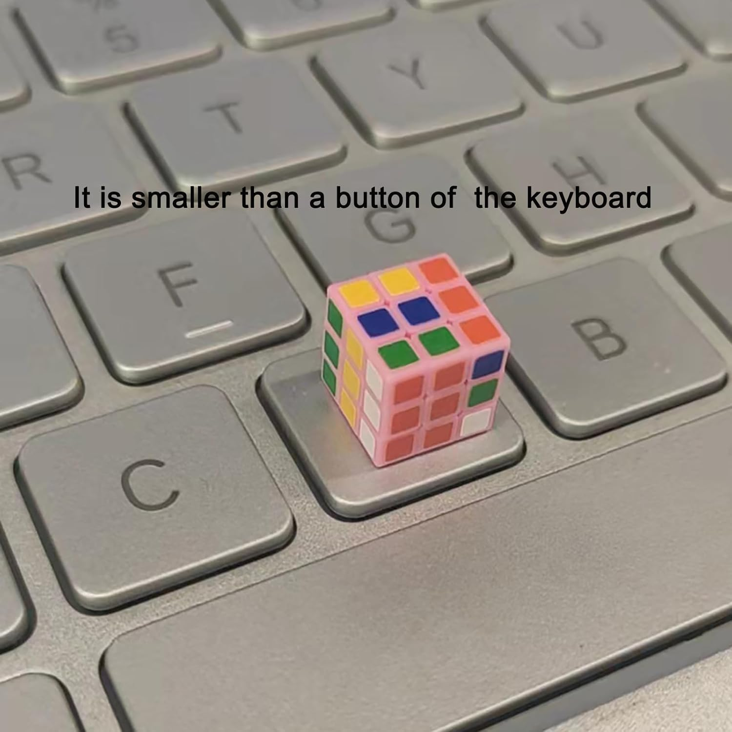 Mini Cube 3X3 - Cube Lab 1X1X1Cm Smallest Cube, Smooth Magic Cube Puzzle for Kids and Adult (Blue) image number 2