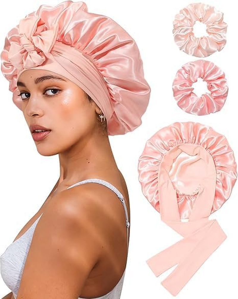 Shower Cap (Bean Paste + Pink)