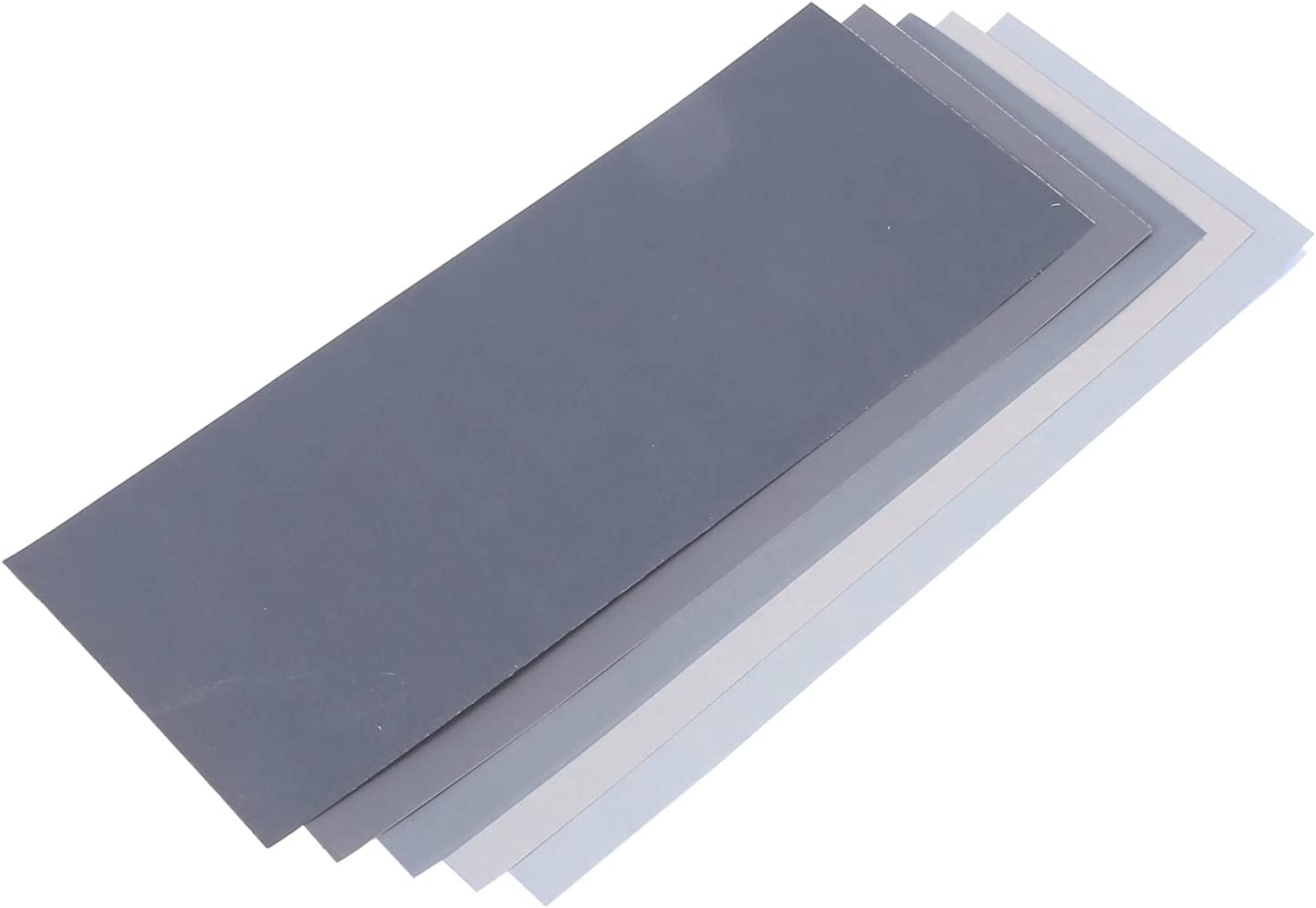 Micvtve 20Pcs Wet Dry Sandpaper, High Grit 1000/2000/3000/5000/7000 Sandpaper Sheets Assortment for Wood Metal Polishing Automotive Sanding, 9 X 3.6 Inch image number 4