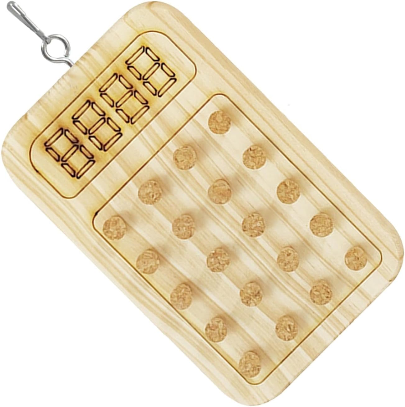 Parrot Chewing Cork - Wooden Biting Training Bird Toy - Cork Treasure Hunt Games for Hiding Treat, Parrot Toy for Small and Medium Bird Intelligence and Emotions