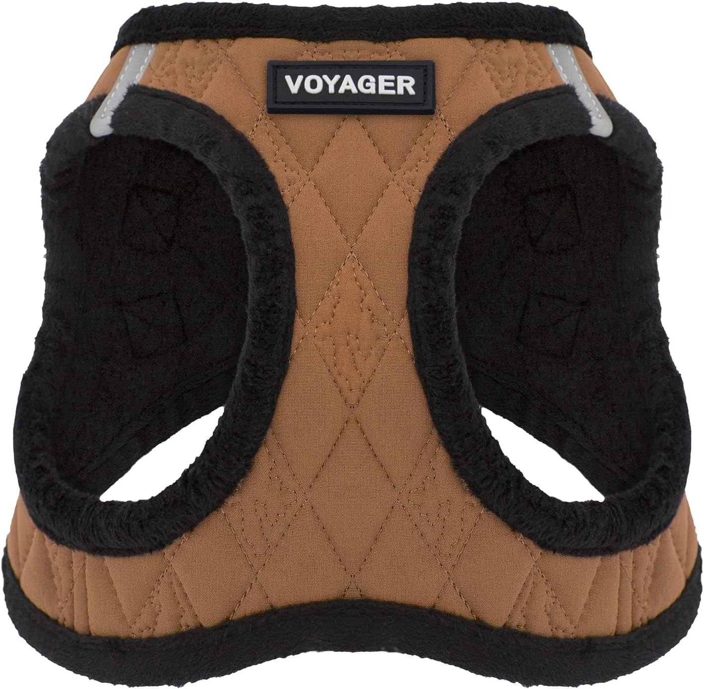 Best Pet Supplies, Inc. Voyager Step-In Plush Dog Harness - Soft Plush, Step in Vest Harness for Small and Medium Dogs - Beige Plush, Medium (Chest: 16" - 18") image number 5