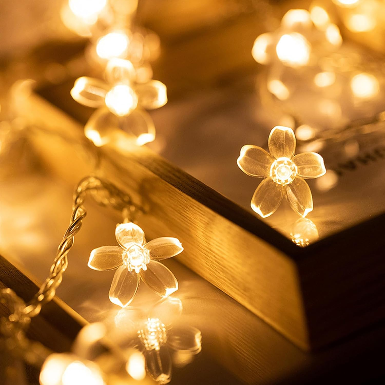 ENLACE LED Cherry Blossom Fairy Lights USB Powered 3 Meters 20 Warm White Leds Indoor Lighting image number 3