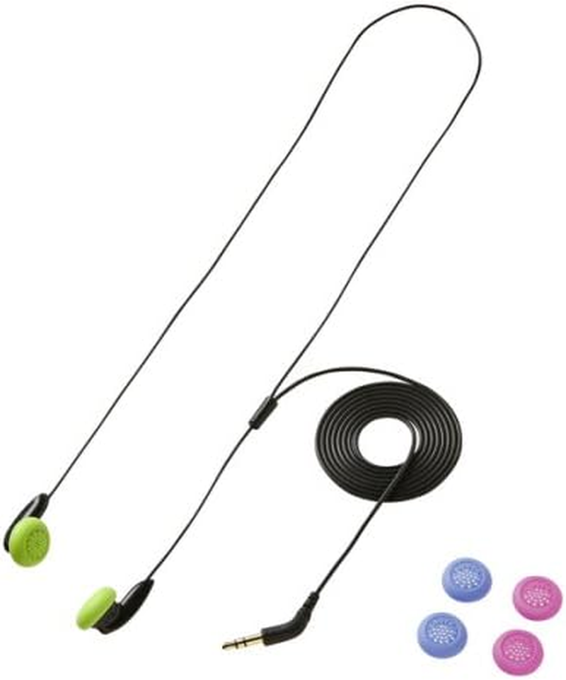 Sanwa Supply MM-HP112BK Stereo Earphones, Black