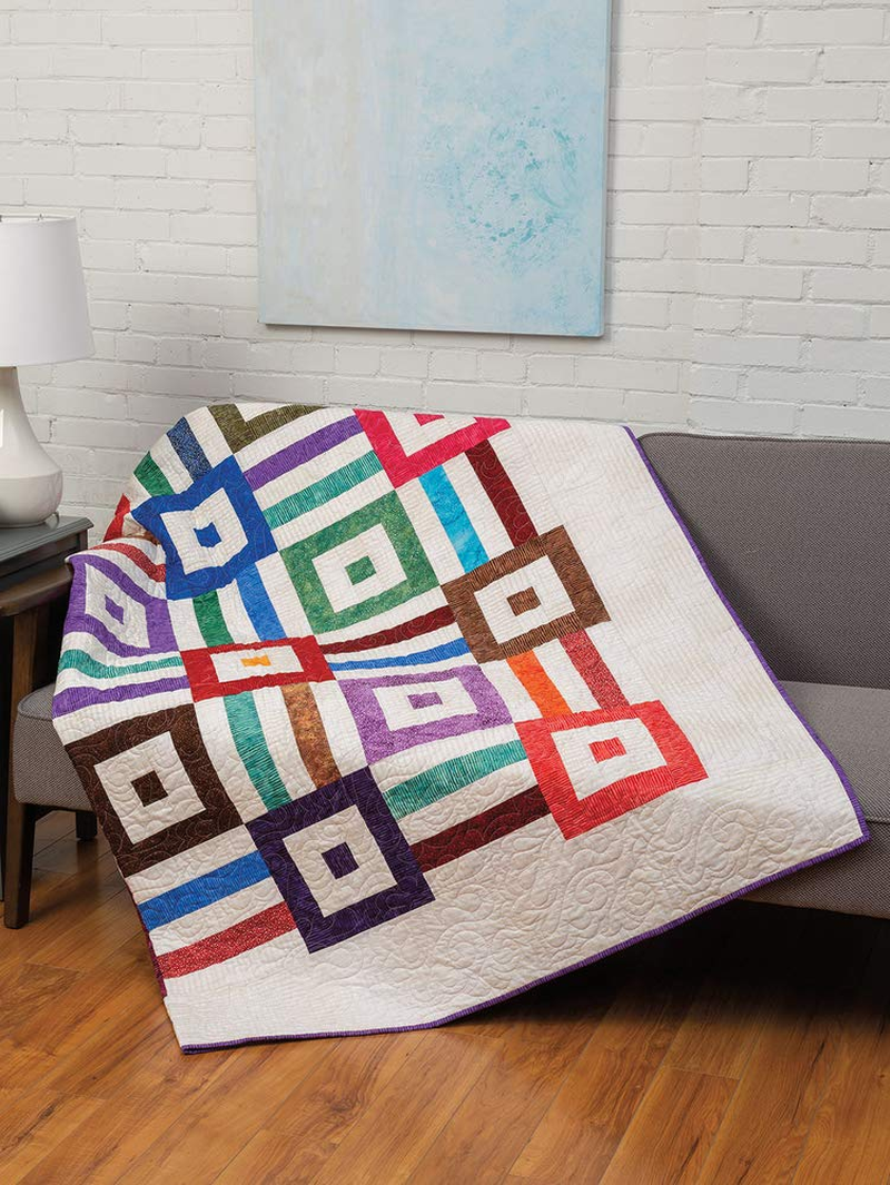Time-Saving Quilts with 2 1/2" Strips: 9 Easy Quilts Made with Precut Strips image number 2