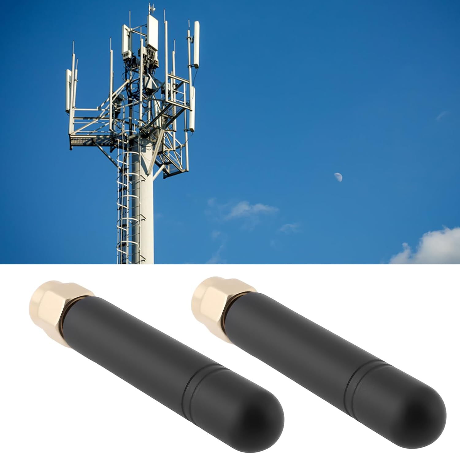 Ecsing 2PCS Lora Network Connector Antenna Helium HNT 868Mhz 2.5Dbi for Connecting to Lora Gateway Router image number 1