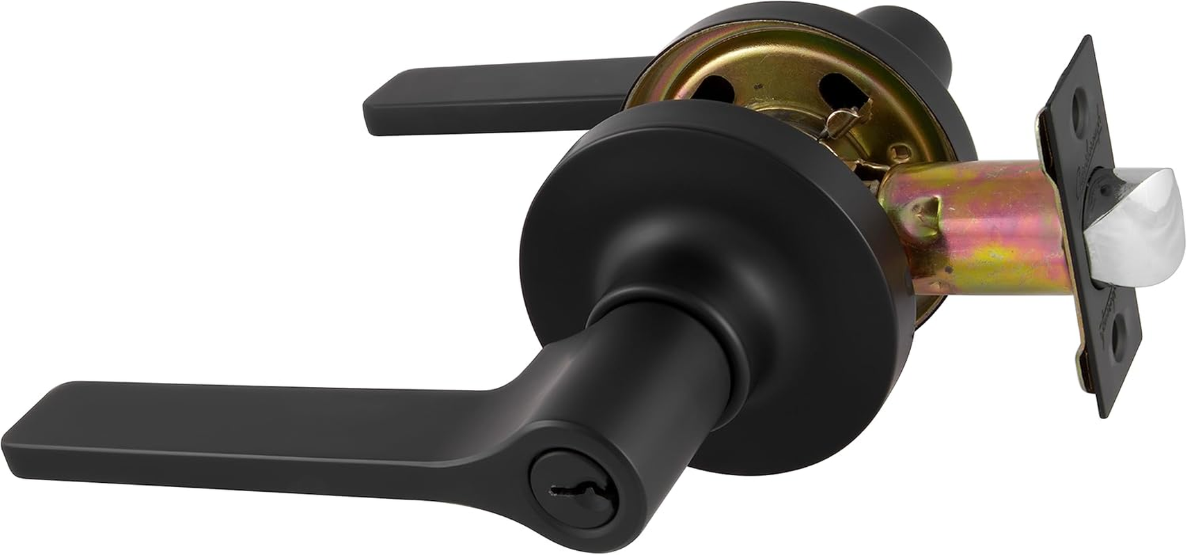 Gainsborough Tradepro Adel Entrance Lever Lock Set, Matt Black