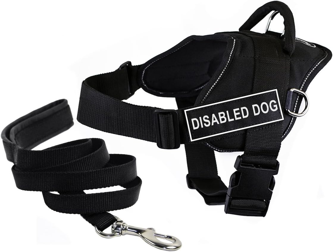 Dean & Tyler'S DT Fun Disabled Dog Harness with Reflective Trim, X-Large, and 6 Ft Padded Puppy Leash. image number 1