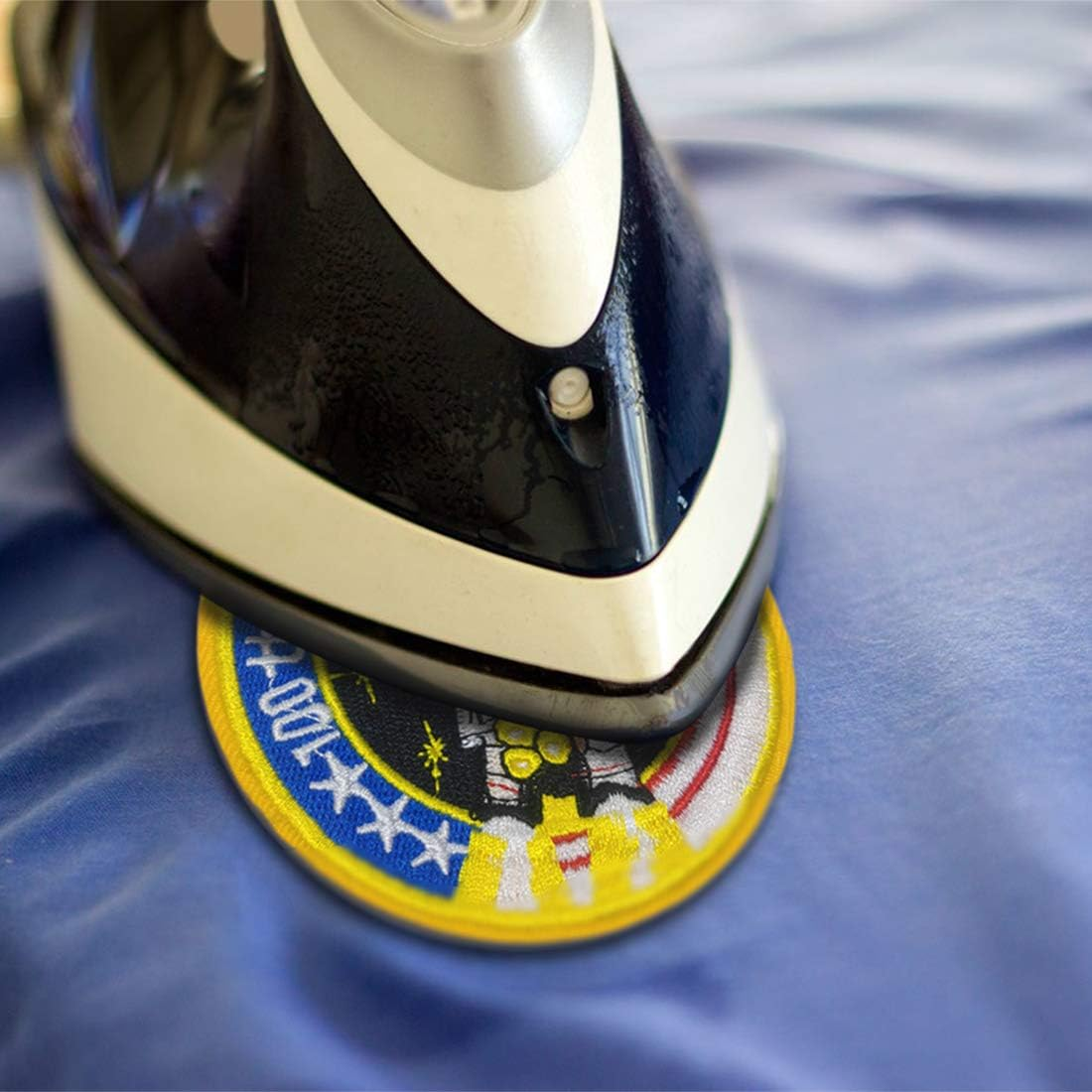 Space Shuttle Patches,Nasa Patches,Bfuee Apoll Patches,Us Flag Patches for Hats,Jackets,Shirts,Vests, Shoes, Jeans 8 Pieces image number 5