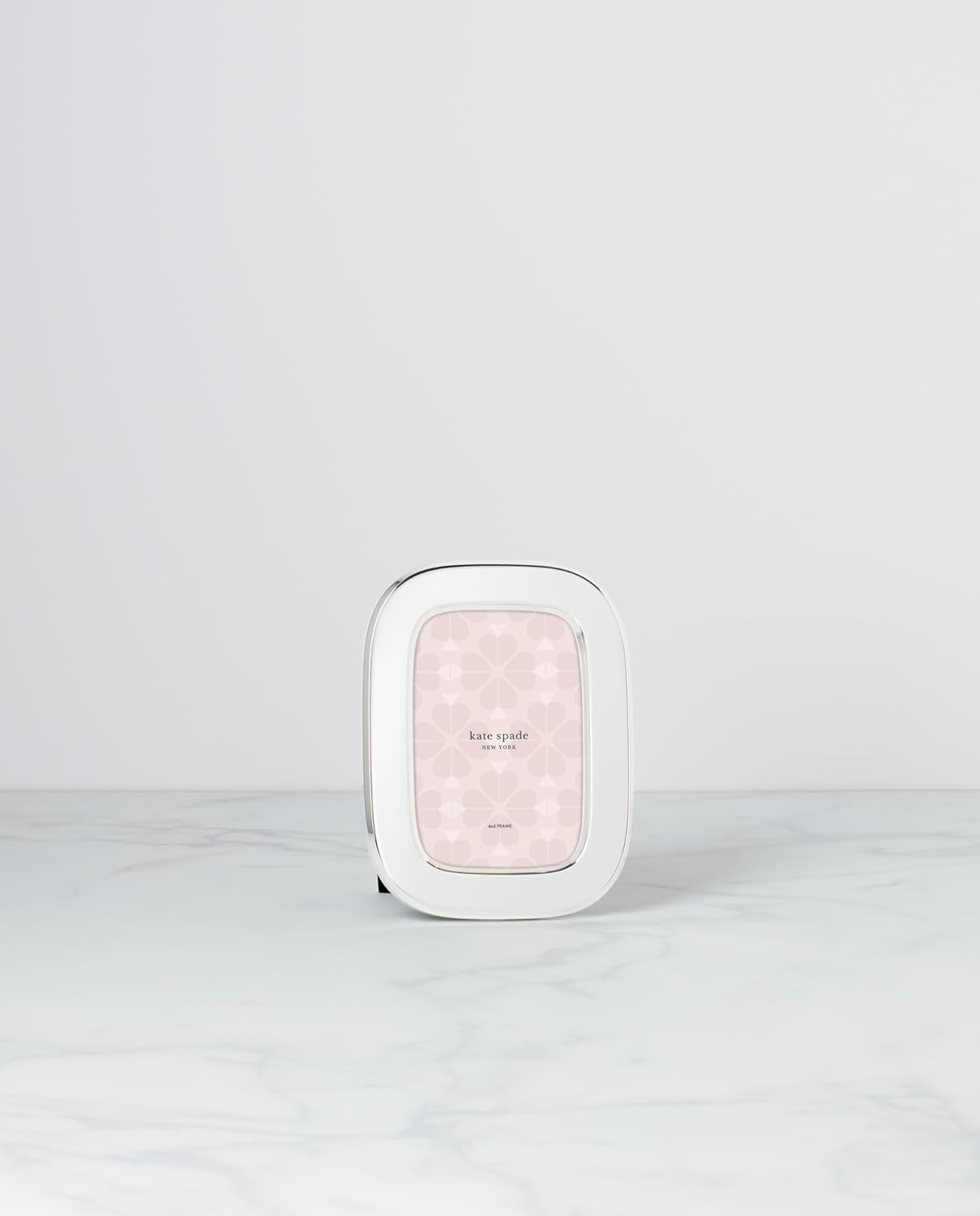 Kate Spade New York Silver South Street 4" X 6" Oval Frame, 0.80 LB image number 3